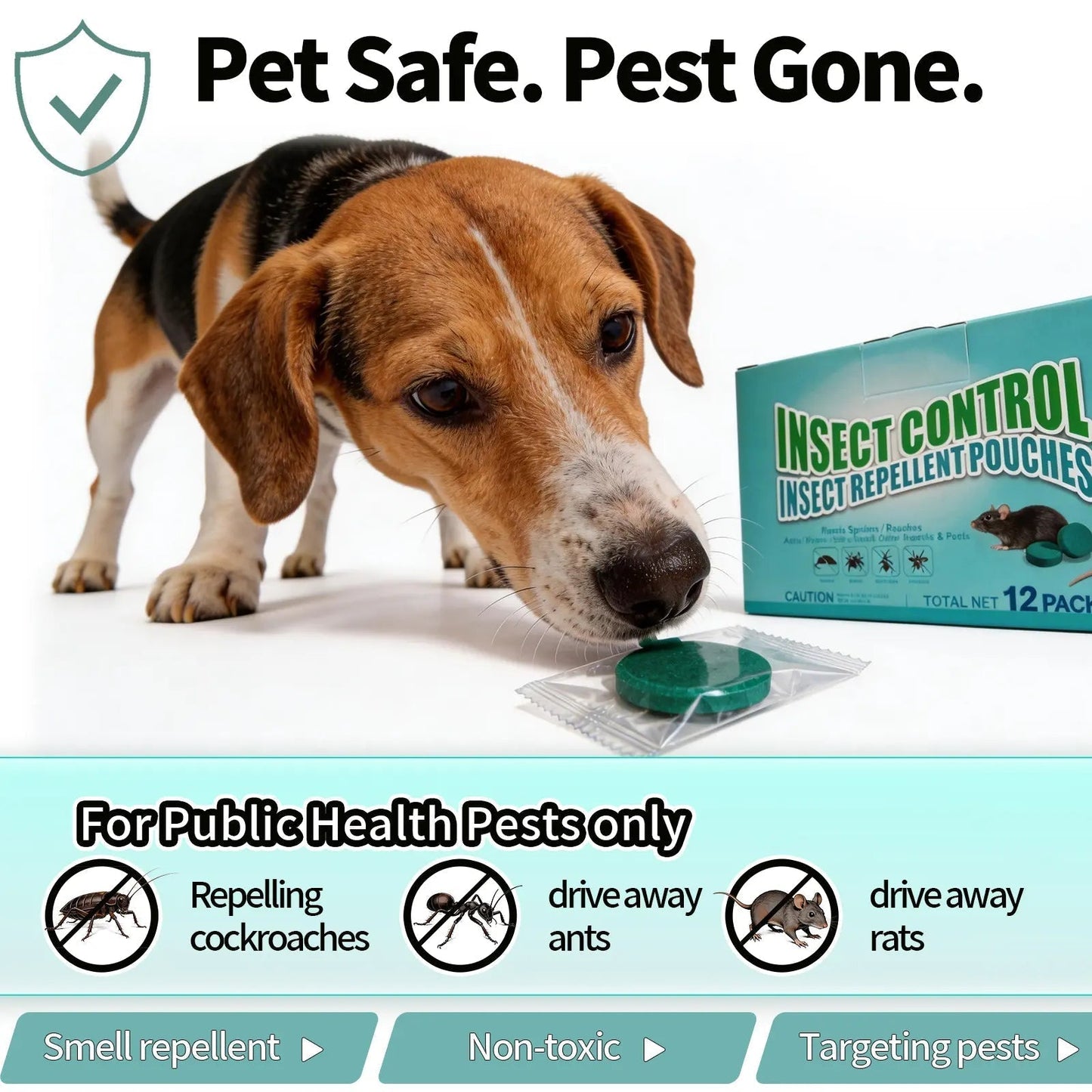 Pack Of 5 Imported Strong Pest Control Bait – Fast Action ( Buy 1 Get 4 Free)