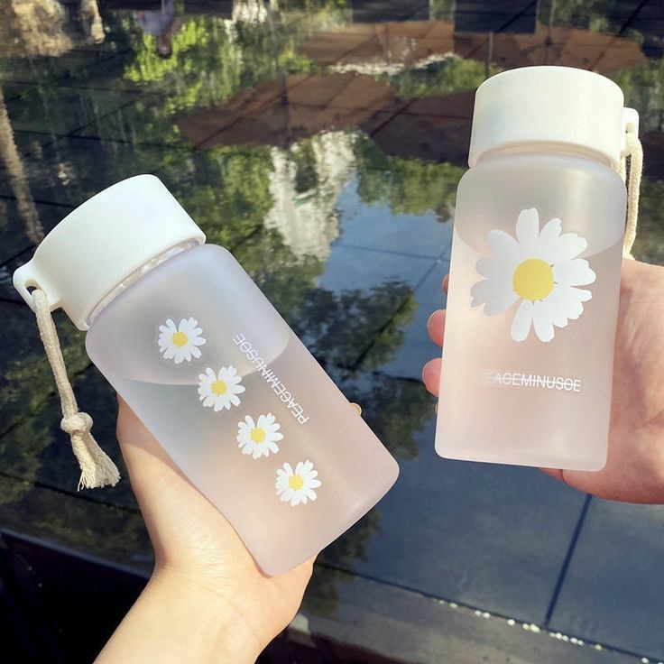 SHOPPILINK'S Daisy Water Bottle (Pack Of 2❤️‍🔥)