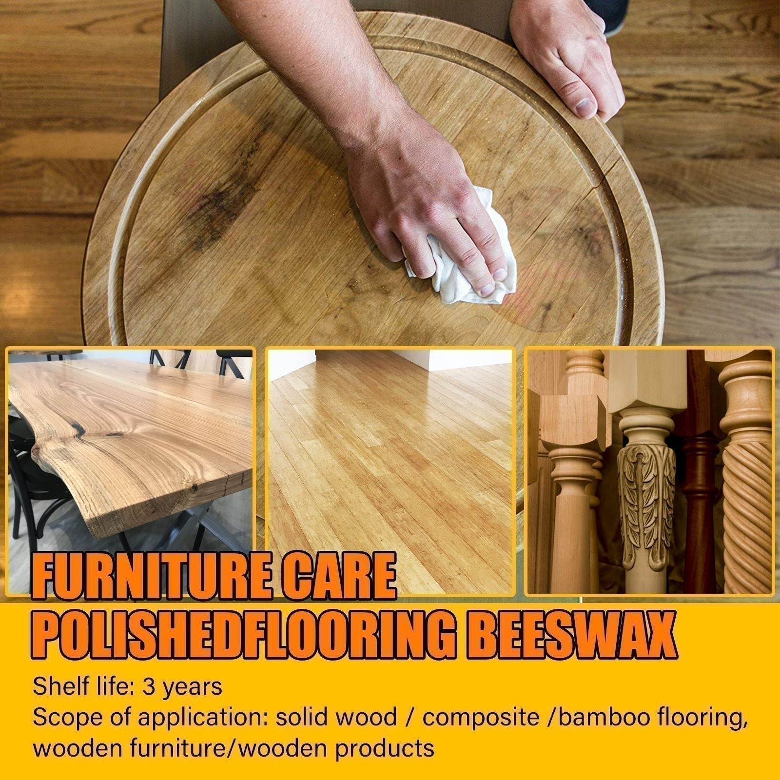 IMPORTED BEEWAX WOOD FURNITURE POLISH™ (Buy 1 Get 1 Free)