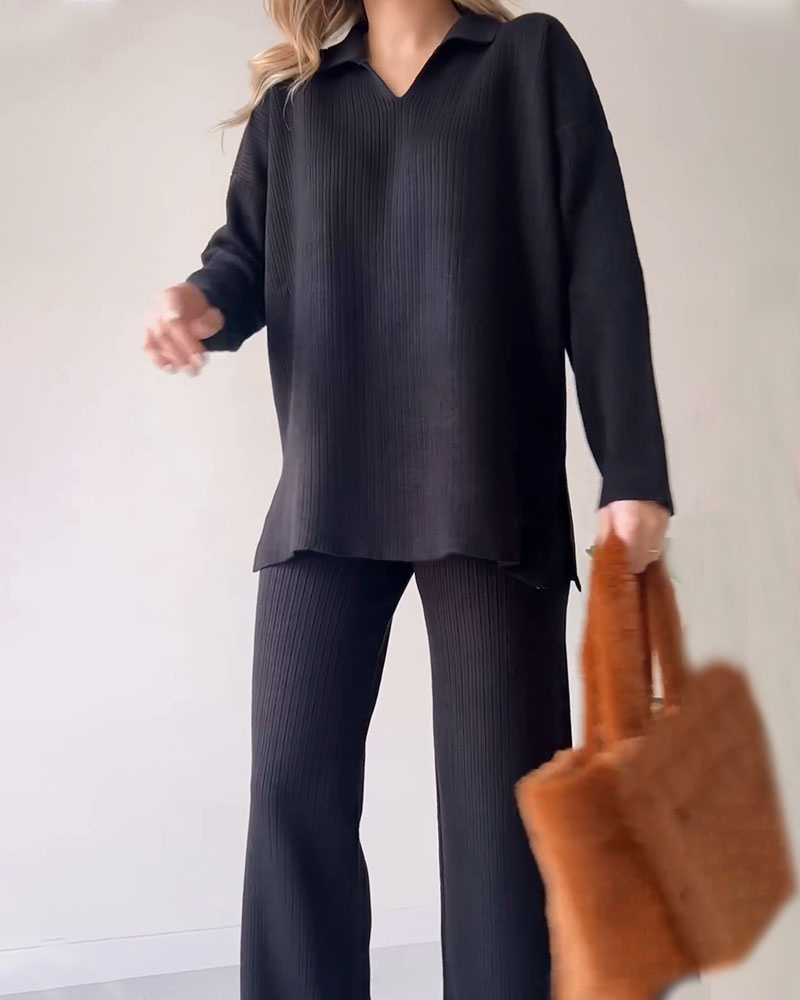 SHOPPILINK'S CORIA - Casual knitted two-piece set