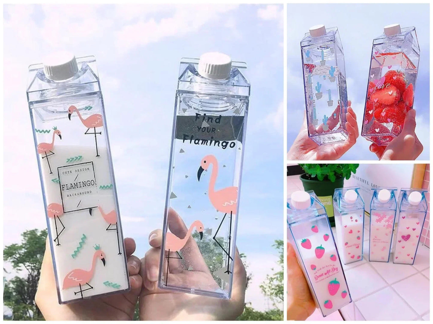 SHOPPILINK'S 1000ML Eco-Friendly Leakproof Bottle (🔥PACK OF 2🔥)
