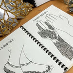 Mehandi Reusable Practice Book + FREE PRACTICE CONE