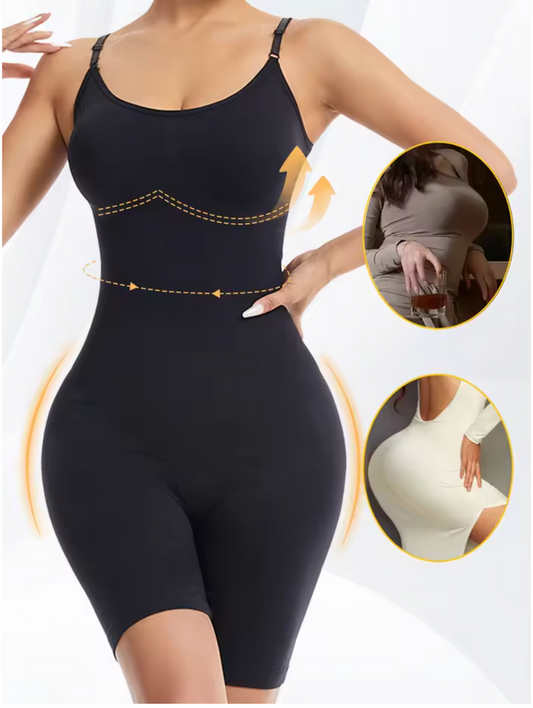 Premium Intense Snatch Mid Thigh Bodysuit - Sculpted. Snatched. Instantly Defined.