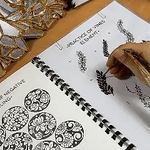 Mehandi Reusable Practice Book + FREE PRACTICE CONE